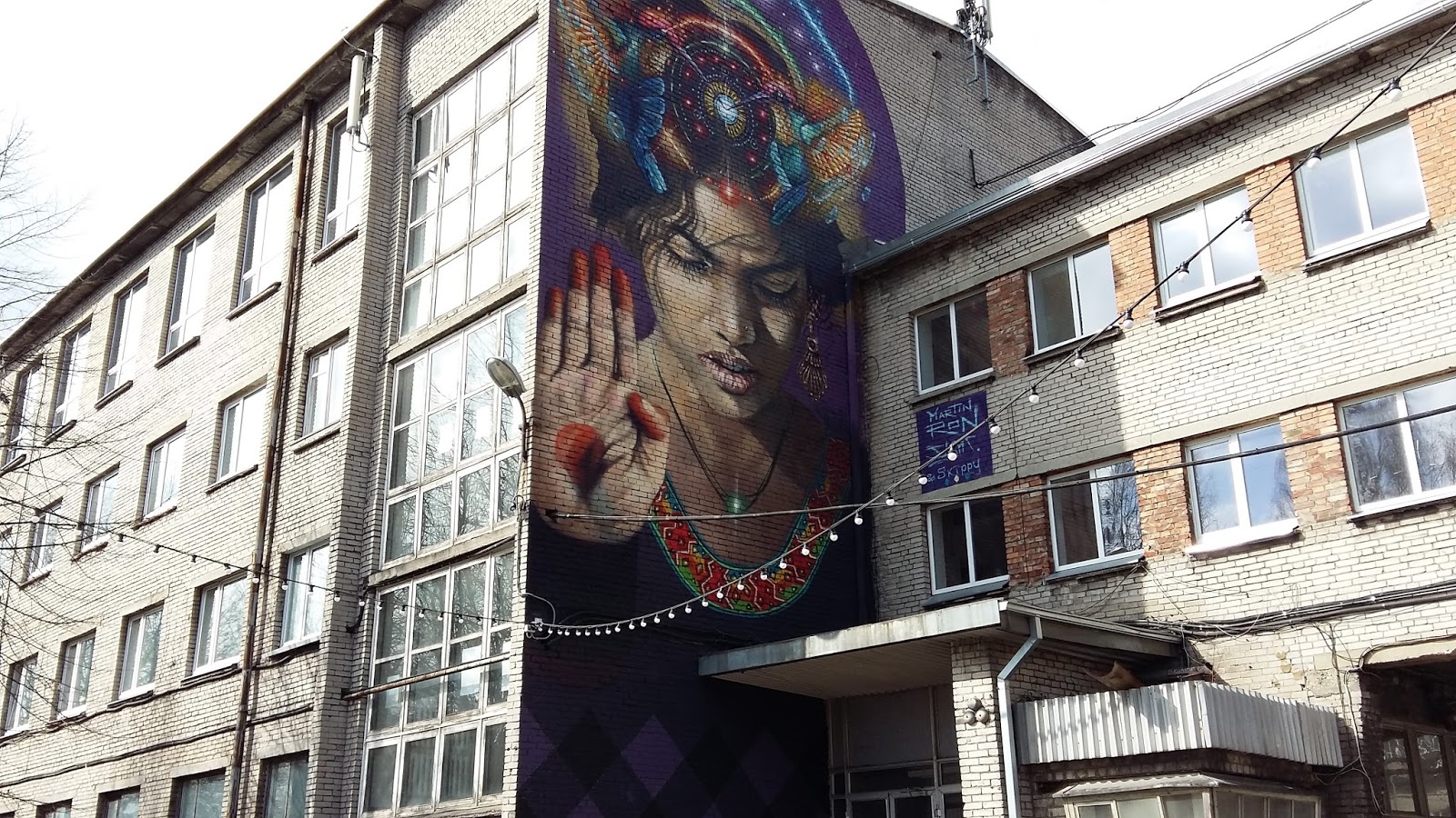 Tallinn, murales nella città nuova