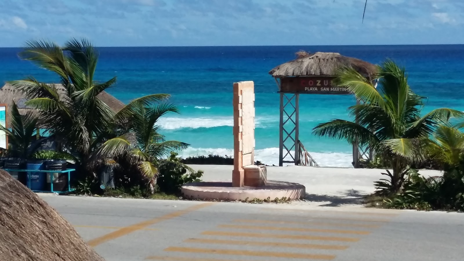 Spiaggia nell'Isola di Cozumel (Messico)