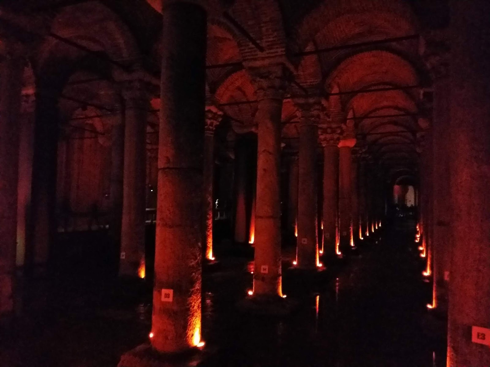 La cisterna romana di Instanbul