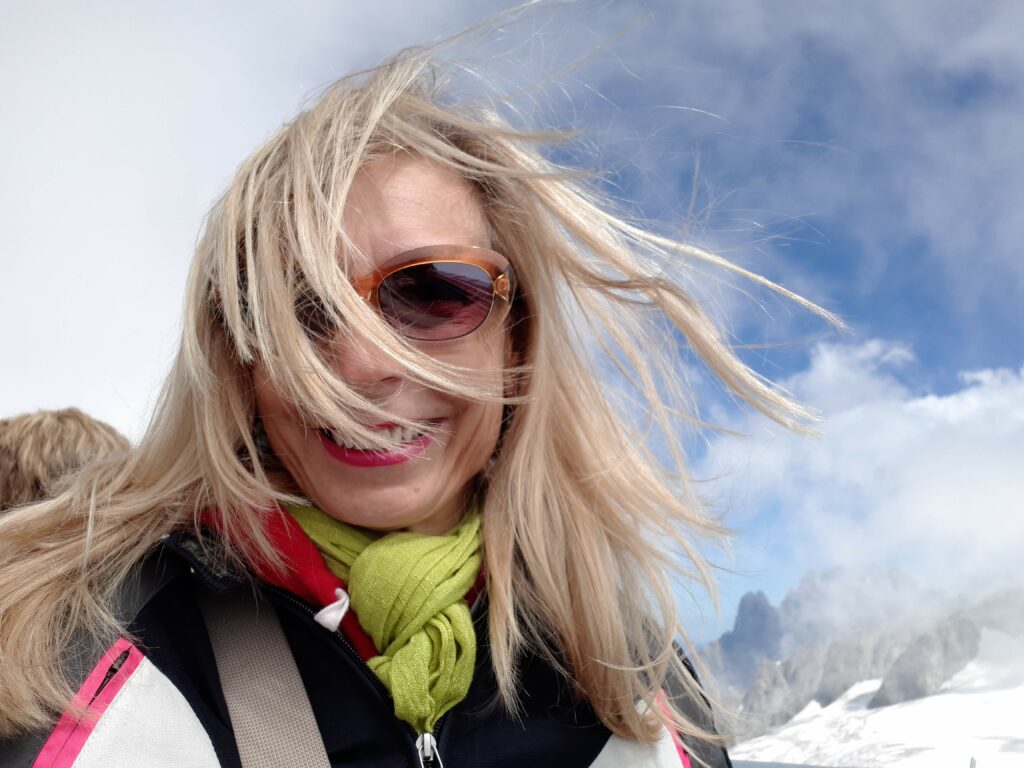 Carlotta sul Monte Bianco