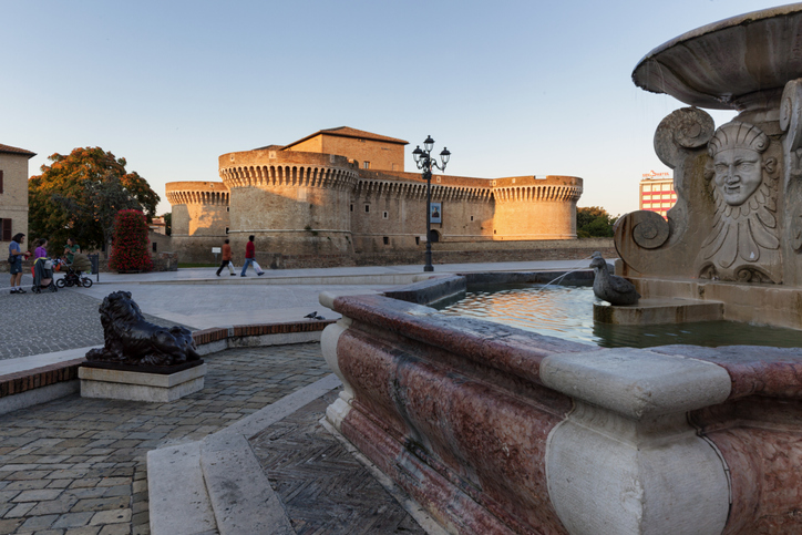 Senigallia, Ancona, Italy - Fontana dei Leoni