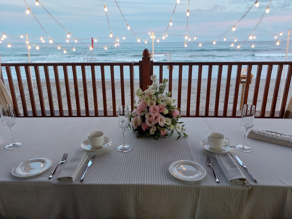 La splendida terrazza del Grand Hotel Alassio