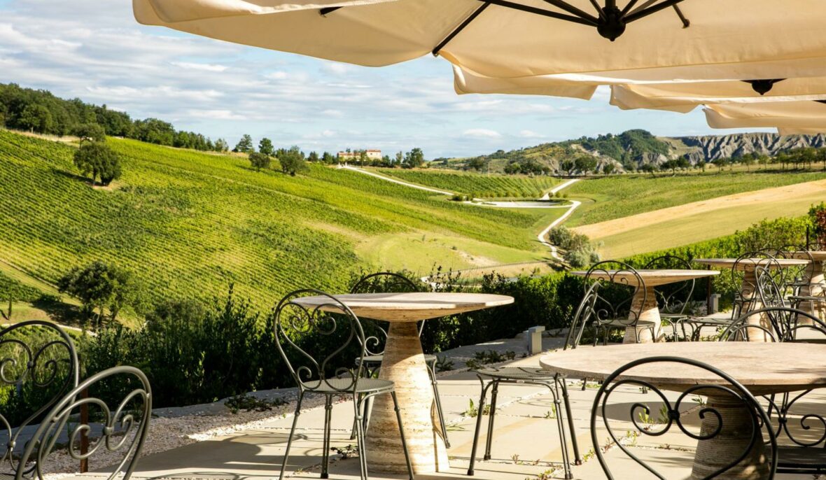 Vista sulle colline di Palazzo di Varignana