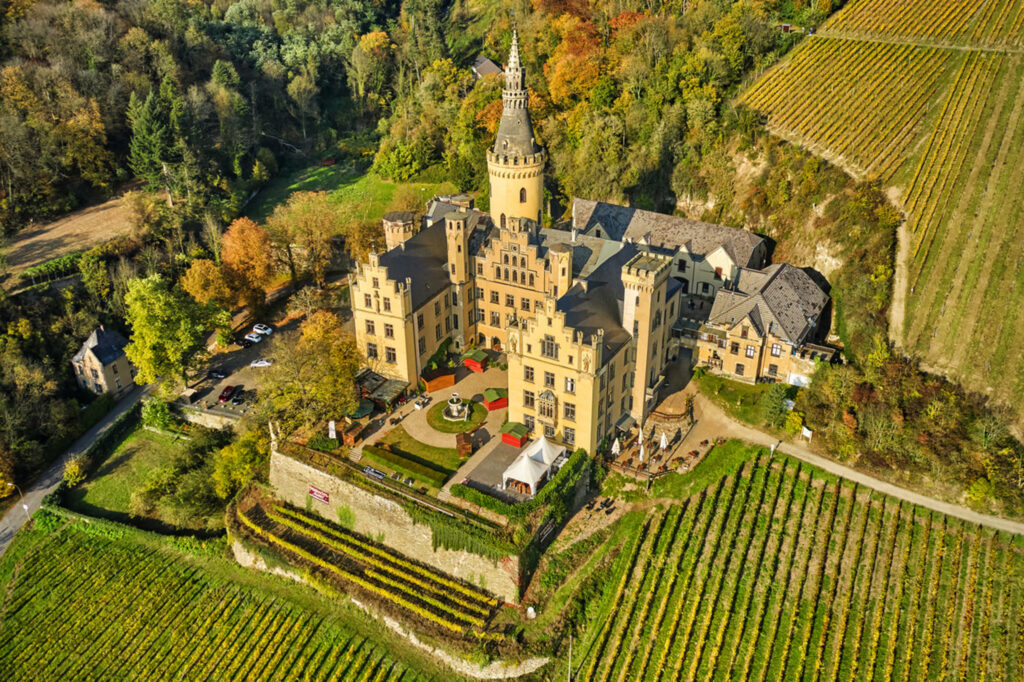 Veduta sul castello di Bad Honningen Arenfels 