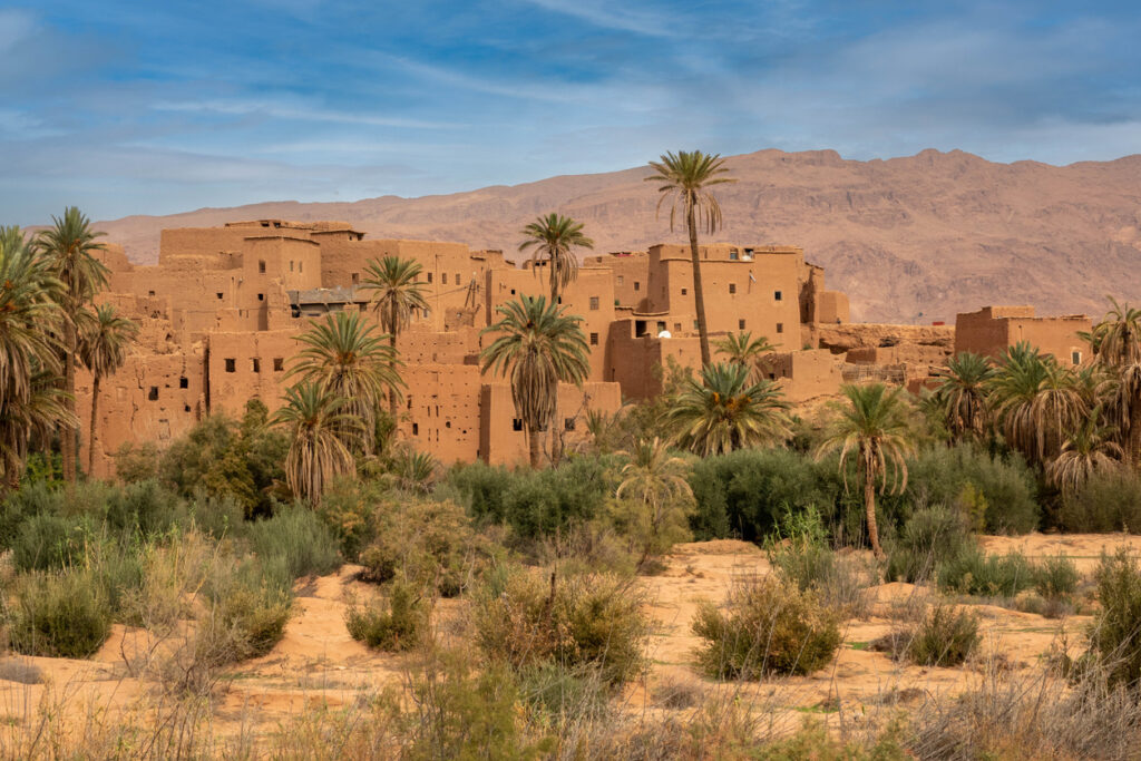 Antico villaggio berbero in Marocco