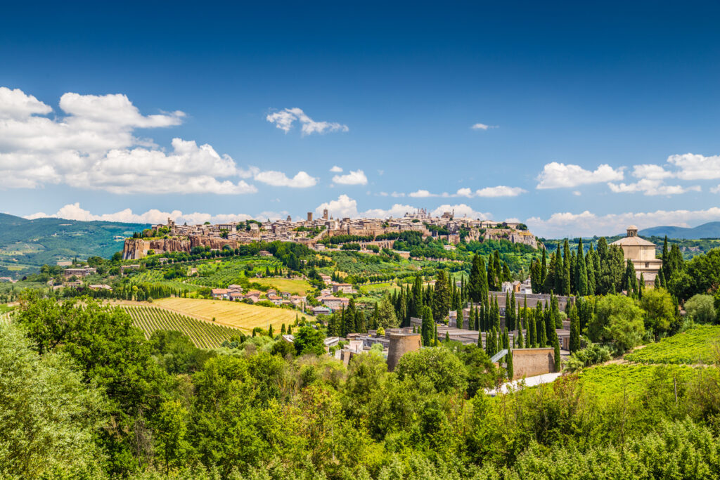 Veduta su Orvieto, Umbria