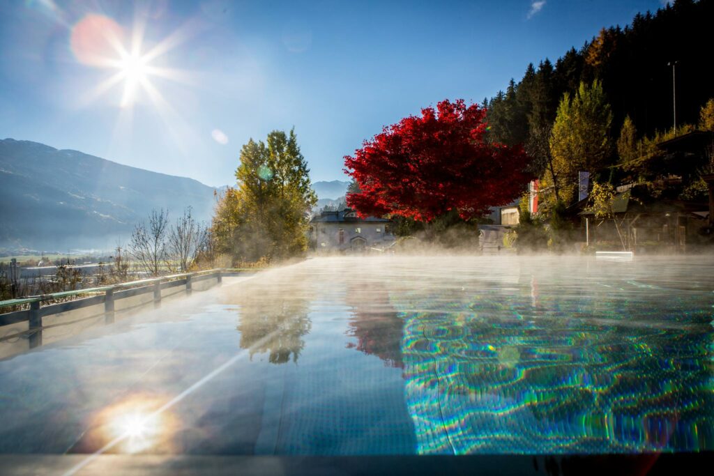 La piscina del Seetal Alpin Family Resort a Kaltenbach