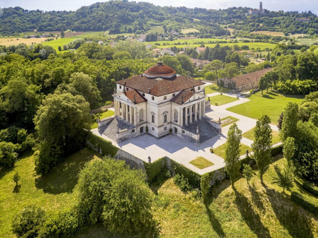 Vista su villa Almerico Capra, detta La Rotonda