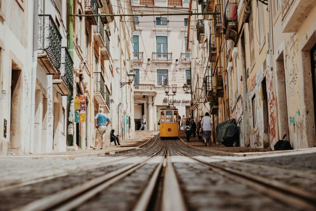 Il centro storico di Lisbona