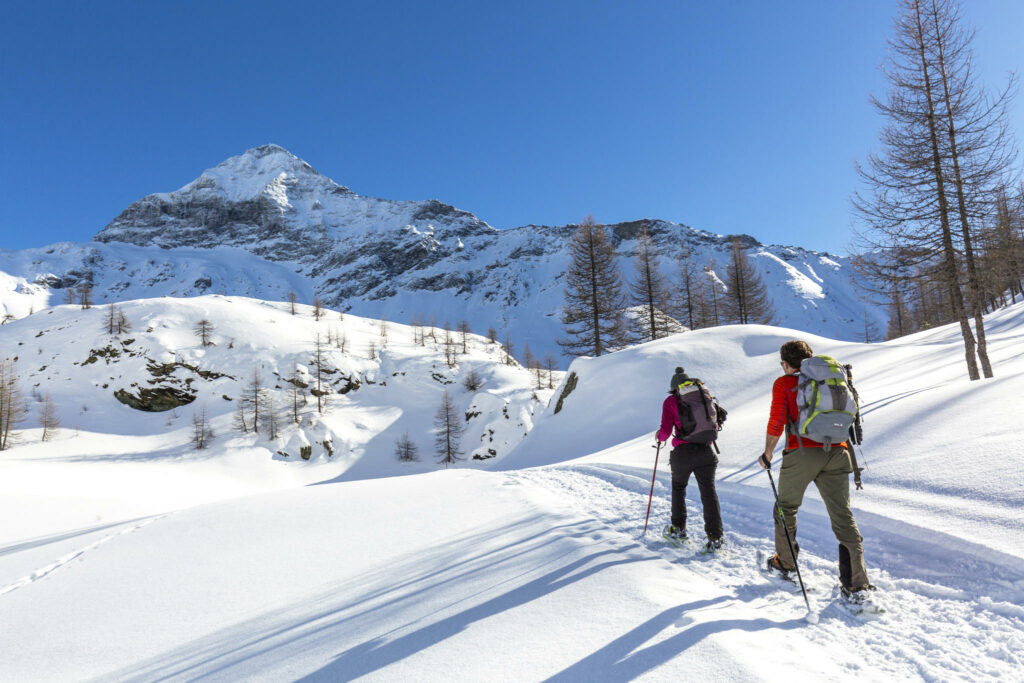 Ciaspolare in Valtellina